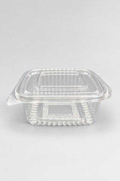 Köksal Pack 25 Pieces of 375 Gr Leak-Proof Storage Containers with Transparent Lids