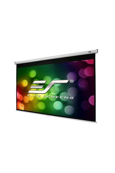 Elite Screens Ecran proiectie manual, perete/tavan, 332 X 187 cm, Elitescreen...