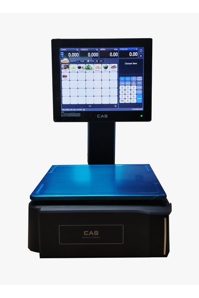 CAS CL 8000 15 Kg Boyunlu Dokunmatik Ekran Barkodlu Terazi