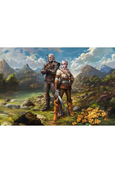OEM Αφίσα The Witcher Ο Λύκος και η Χελιδόνια, 61x90 εκ., poster9603