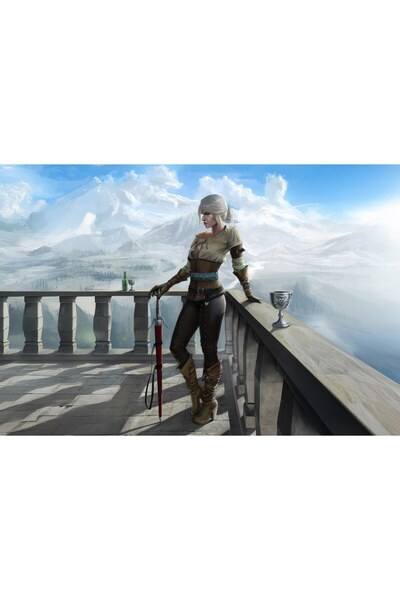 OEM Poster Ciri The Witcher 5k, 61x90 cm, poster9277