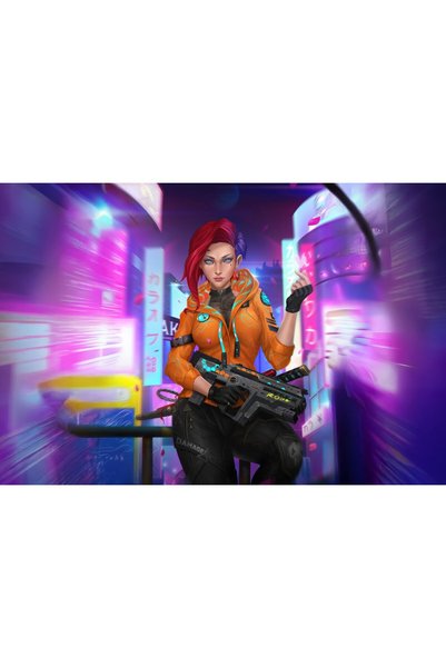 OEM Αφίσα Mastermind Cyberpunk Girl, 61x90 εκ., poster9685