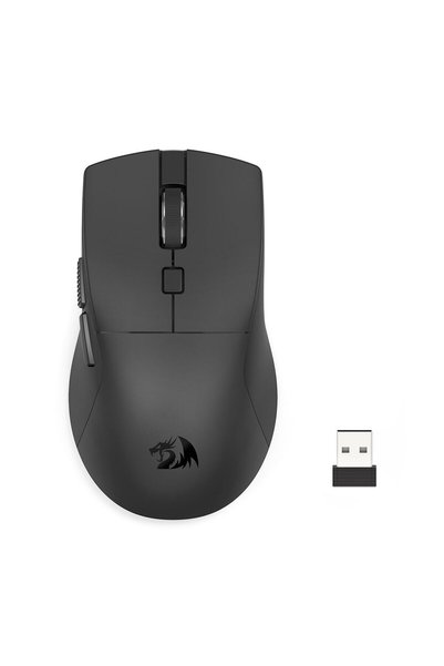 REDRAGON Mouse gaming wireless bluetooth si cu fir Azzmach Lite negru 8K DPI ...