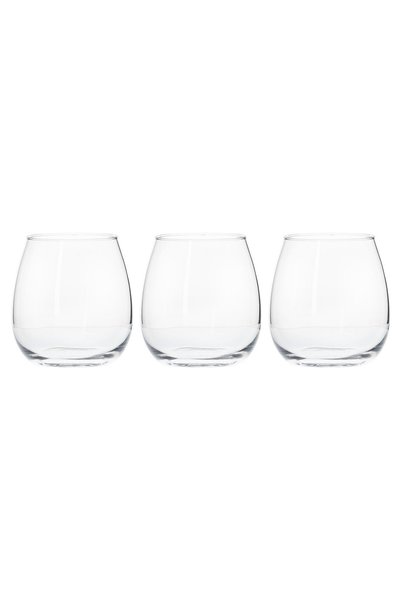 Borgonovo Set of 3 drinking glasses, 520 ml, made of glass, "Ducale" -