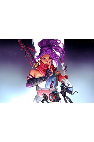 OEM Poster Psylocke In Marvel Rivals, 61x90 cm, poster10882