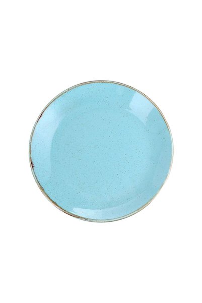 Porland Porcelain plate, 24 cm, "Seasons", Turquoise -