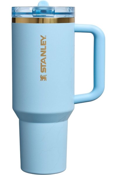 stanly STANLEY Quencher ProTour Flipstraw Tumbler, 40 oz, Messi Striker Blue