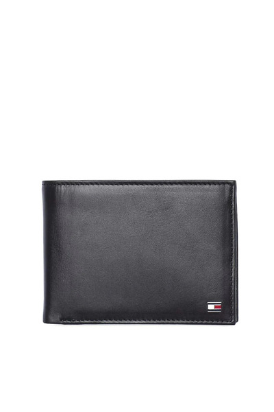 Tommy Hilfiger Ανδρικό Δερμάτινο Eton Πορτοφόλι Μαύρο AM0AM00651-002