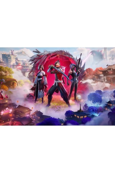 OEM Αφίσα Fortnite Κεφάλαιο 6 Σεζόν 1 Κυνηγοί Φαντασμάτων 2024, 61x90 εκ., αφ...