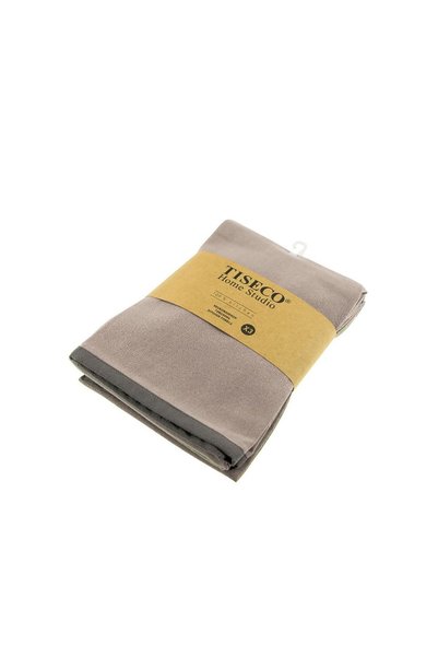 TISECO 3-piece kitchen towel set, cotton, 50x70 cm, Taupe -