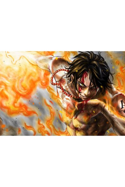 OEM Αφίσα One Piece Fire 4k, 61x90 εκ., poster11310