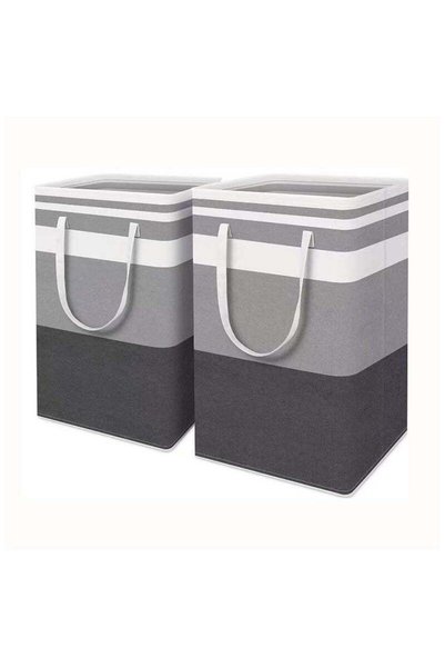 Arabest 2 Pack Laundry Basket, Collapsible Laundry Bag with Easy Carry Handle...