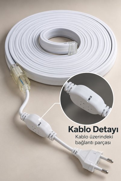 ucuzteknom Strip Lighting White Light Two-Pin Plug Model