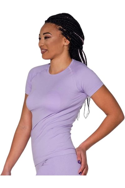 OtherMax Maiou Sportiv Damă Seamless Respirant Uscare Rapidă Violet L