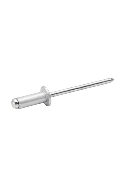 Prallco Комплект 250 бр. Popnit алуминиеви/метални 4.8x12 мм RAL9006