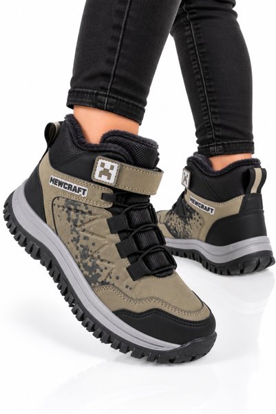Jagulep Ghete de trekking și outdoor pentru copii, cu suport antiderapant car...