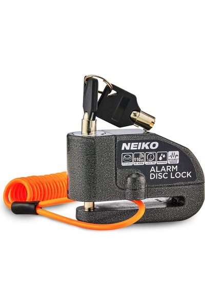 Funeiko قفل دراجة نارية NEIKO 52908A مضاد للسرقة مع إنذار، قفل قرص الفرامل مع...
