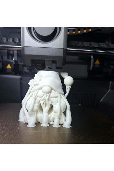 Generic Brand 3D-Printed Napkin Ring with a Christmas Elf Figurine—New Year's...