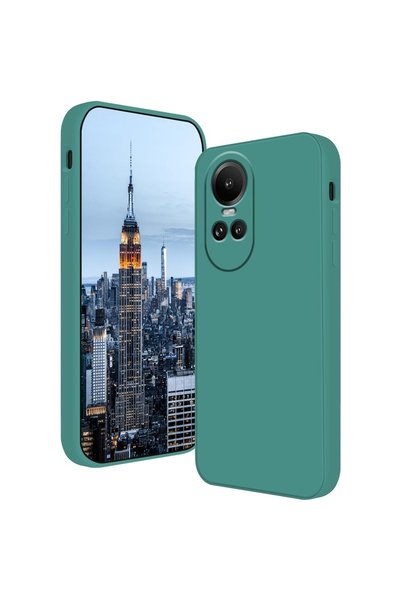 OEM Husă pentru Oppo Reno 10 Pro 5G Liquid Silicone, Protecție Antișoc, Verde