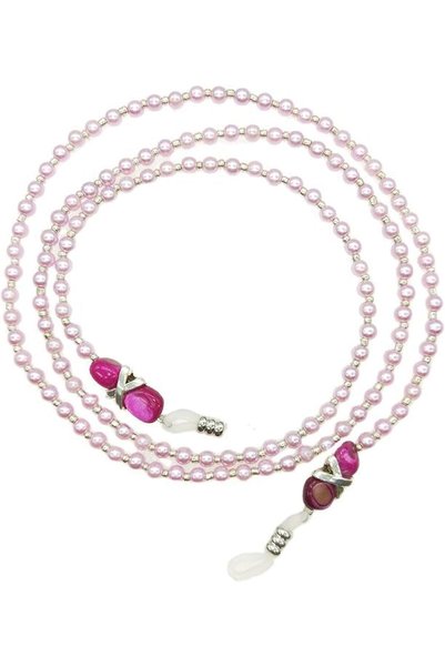 Tazweeq Anti-slip Pearl Eyeglass Chain, Elegant Sunglasses Reading Glasses Cord