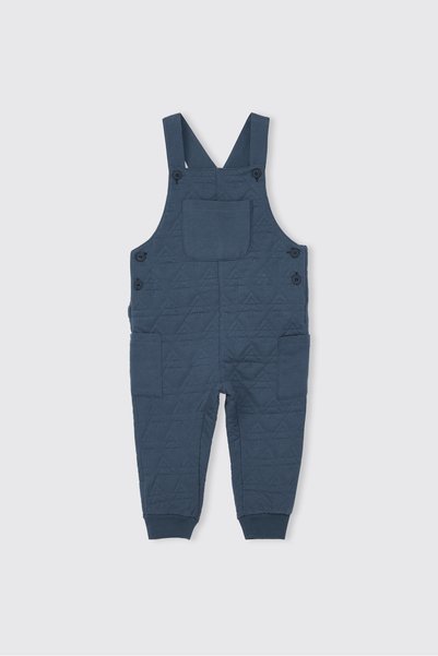 Panço Baby Boy Knitted Navy Blue Salopet