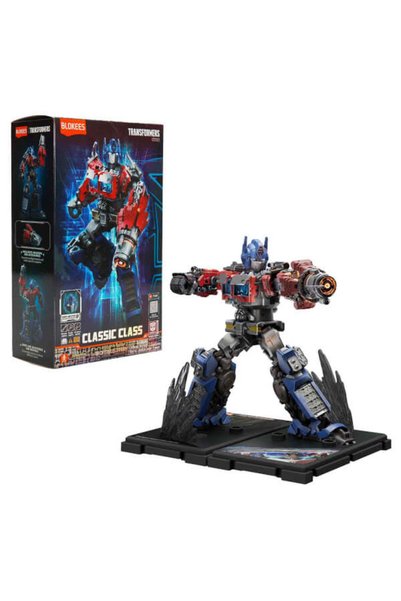 BLOKEES Işıklı Transformers Classic Class Optimus Prime Figür Yapım Seti 83 P...