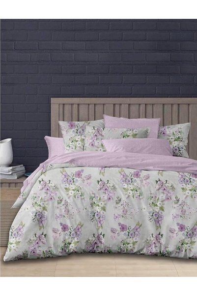 Generic 3 Pieces Flat Bedsheet Set with Floral Pattern King Size Bed Pillow C...