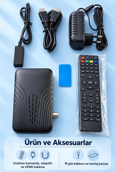Najmaddin Kargo Hd Uydu Alıcısı Hdmı Bağlantılı Uzaktan Kumandalı