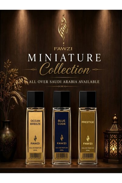 FAWZI Eau de Parfum - Ocean Breeze, Blue Code, Prestige (PACK OF - 3 PICES)