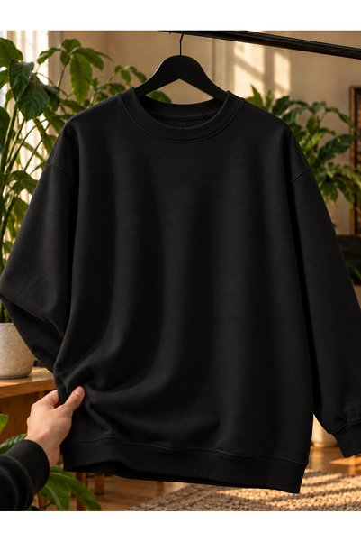 Genel Markalar Oversize Unisex Sweatshirt
