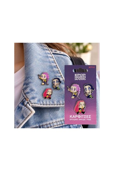 OEM Σετ 3 καρφίτσες K-POP 2,5 εκ.