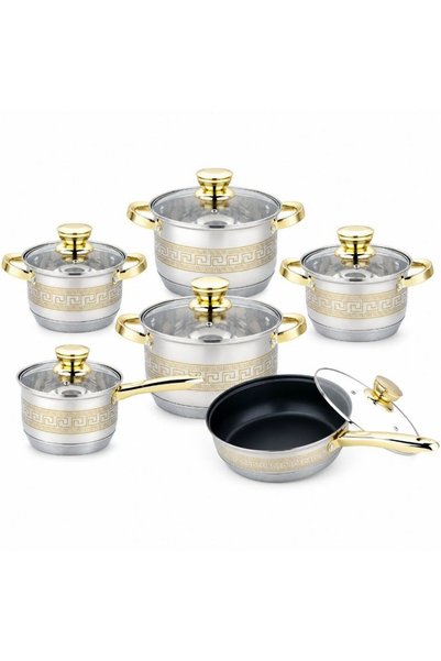 Messi Verona Set de 12 oale de bucătărie de lux, Messi Verona, MV-1000