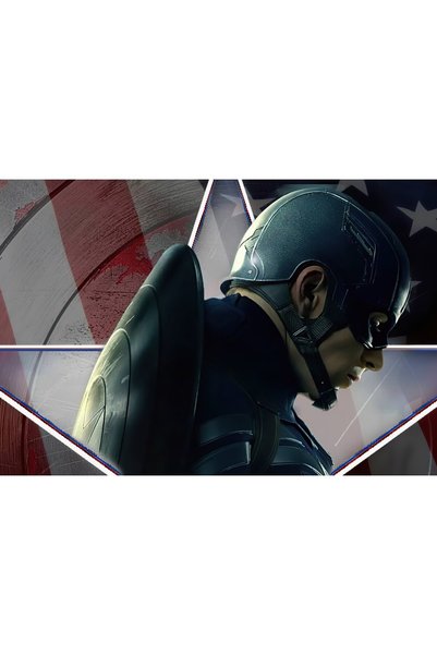 OEM Poster Căpitanul America, The Falcon și Soldatul Iarnăului 5k, 61x90 cm, ...