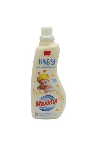 Sano Balsam pentru Rufe, Sano, Ultra Concentrat, 1 L, Baby, 40 Spalari