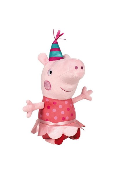 Schmidt Плюшена играчка - Прасенца Пепа - Пепа Вуц, Парти, 37 см