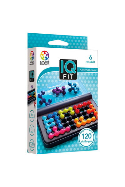Smart Games Παιχνίδι λογικής με 120 προκλήσεις, - IQ Fit, 6+ ετών, διεθνής έκ...