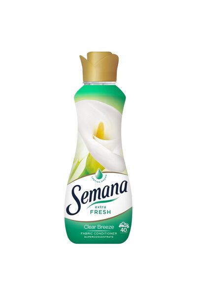 Generic Brand Омекотител за тъкани Semana, 800 мл Clear Breeze, 40 изпирания