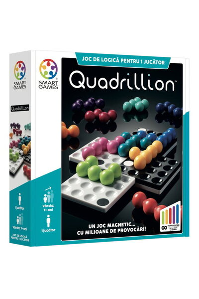 Smart Games Παιχνίδι λογικής με 60 προκλήσεις, - Quadrillion, για ηλικίες 7+,...