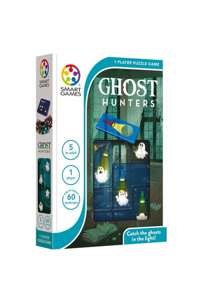 Smart Games Παιχνίδι λογικής με 60 προκλήσεις, - Κυνηγοί Φαντασμάτων, 5+ ετών...