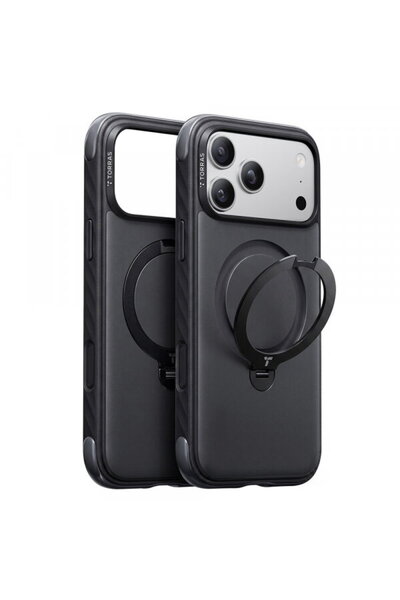TORRAS Husa MagSafe pentru Apple iPhone 18 Pro / 17 Pro, Torras, Ostand Q3 Ru...