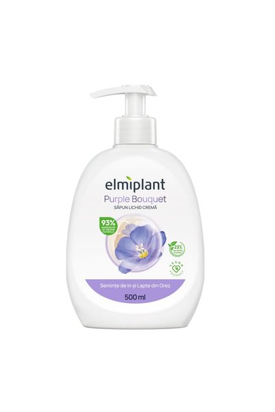Generic Brand Săpun Lichid Cremă ELMIPLANT, Seminte de In și Lapte din Orez, ...