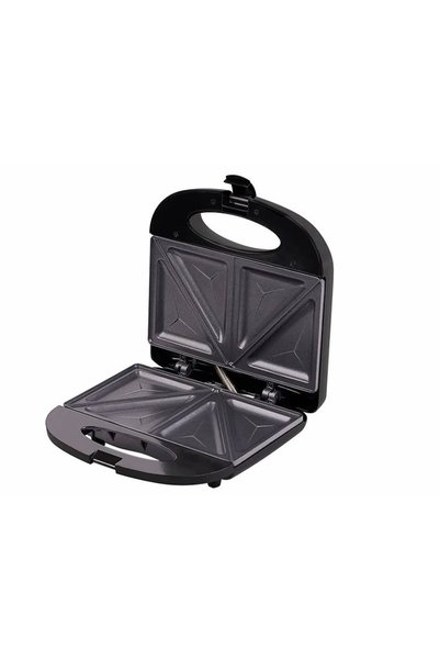 Quigg Sandwich Maker XL Quigg, 1400 W, 4 Sandvișuri, Plăci Antiaderente, Depo...