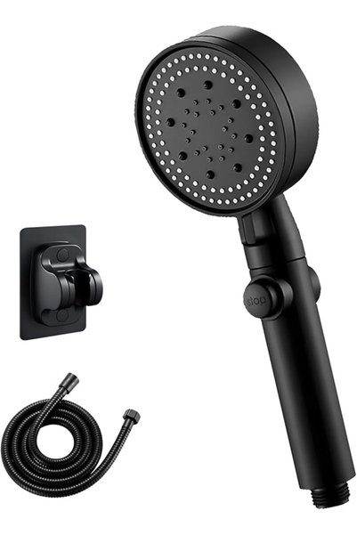 GENERAL High-Pressure Shower Head Set with 6 Spray Modes, 1.5m Burst-Proof Ho...