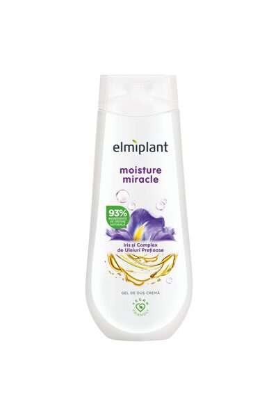 Generic Brand ELMIPLANT Cream Shower Gel, Iris and Precious Oils, 400 ml