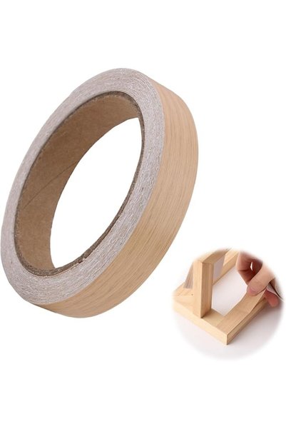 JOYZZZ Edging Tape, 10m Self-Adhesive PVC Wood Veneer Trim for Oak Furniture,...