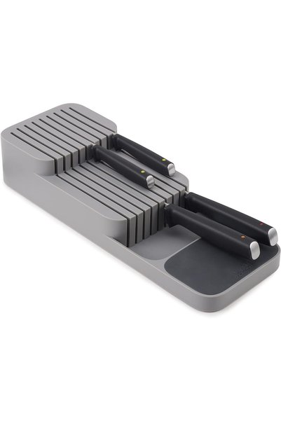 Joseph Joseph DrawerStore Compact Knife Organizer, Safely Store Up to 9 Knive...