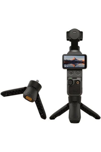 GENERAL حامل ثلاثي القوائم صغير ومقبض لكاميرات DJI Osmo Pocket 3/4 و Insta360...
