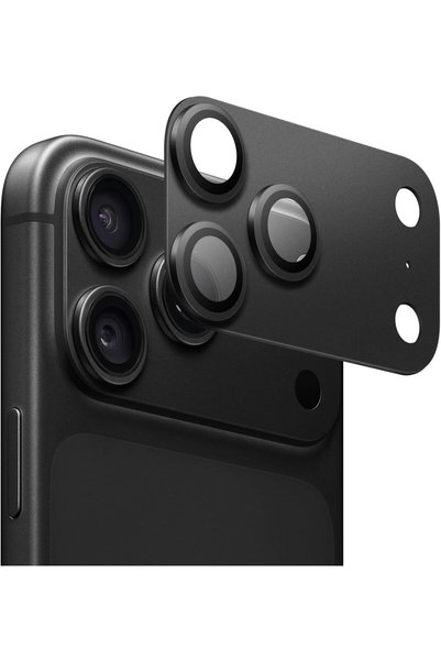 EDELFU Metal Tempered Glass Camera Lens Protector for iPhone 18 Pro Max (Comp...
