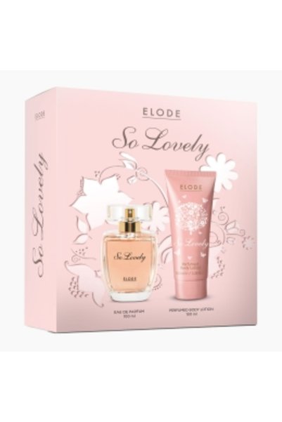 Elode So Lovely Gift Set with 100 ml Eau de Toilette and 100 ml Body Lotion