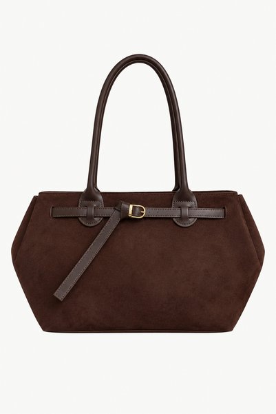 Melike Tatar Helen Suede Bag 98-605 Std Brown